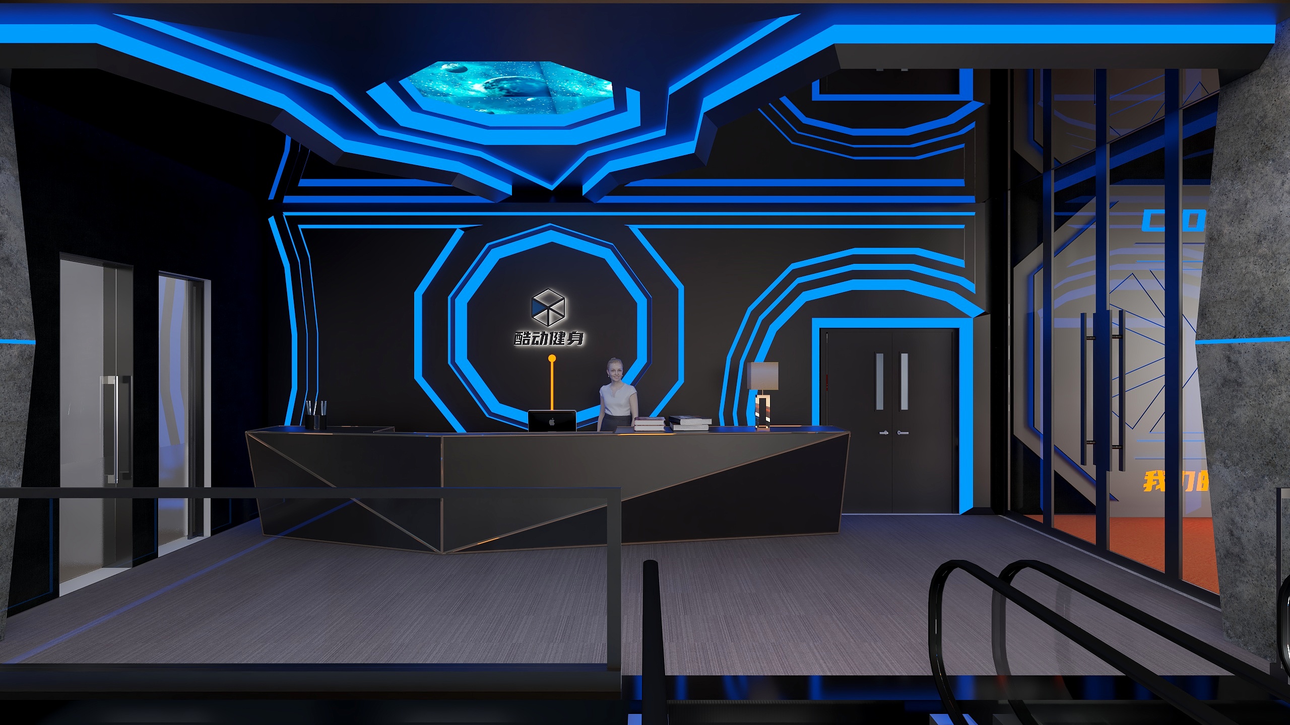 星体风云-酷动健身房-装修设计方案