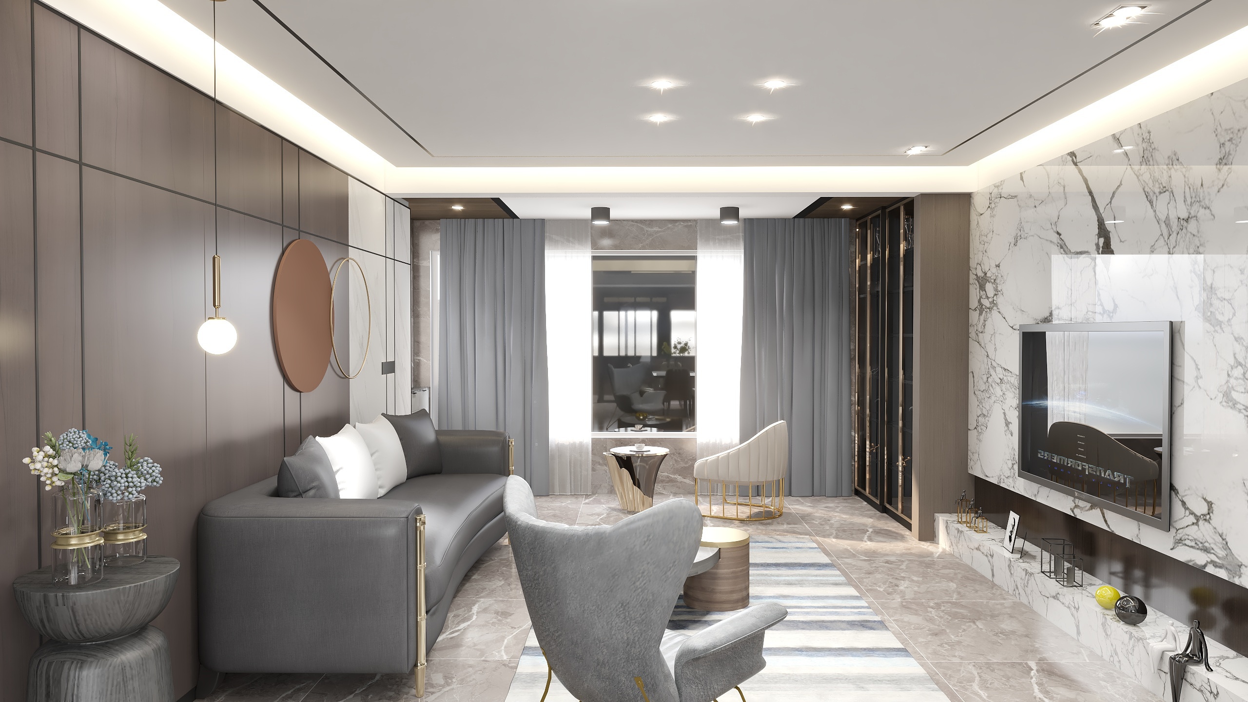 空间王晴-高速时代-装修设计方案