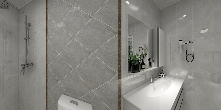 牛牤520-建模平面图-装修设计方案