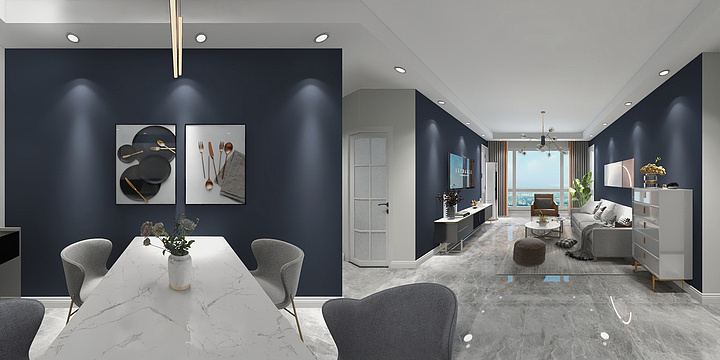 楠竹_-绿城东方雅园-装修设计方案