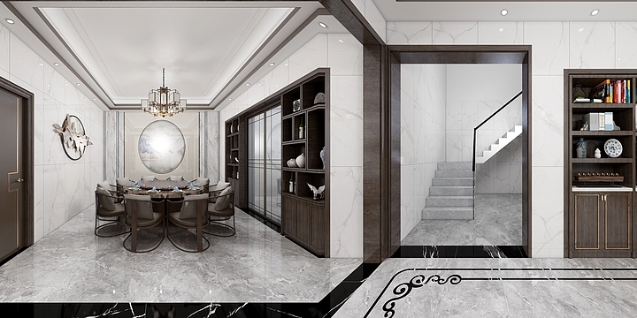 室内设计uUYX-新中式-装修设计方案