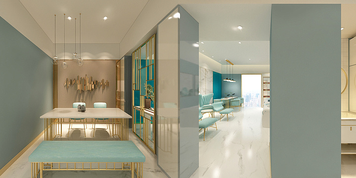 Y-DesignCIFt-美容美甲店-装修设计方案