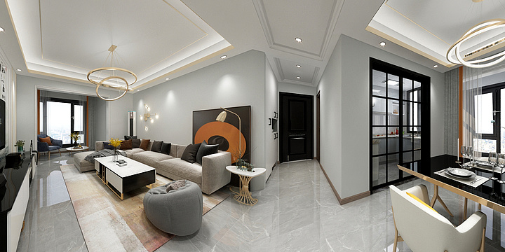 新匠室内设计工作室-中粮鸿云-刘总雅居-副本-副本-装修设计方案