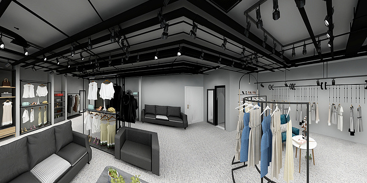 Maxim啊-万达店形与体-装修设计方案