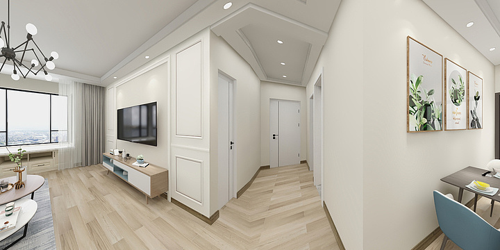 设计师孙皓-光大学府顶层复式-装修设计方案