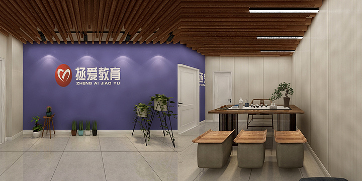 3DVRX-大王椰板材-拯爱教育-装修设计方案