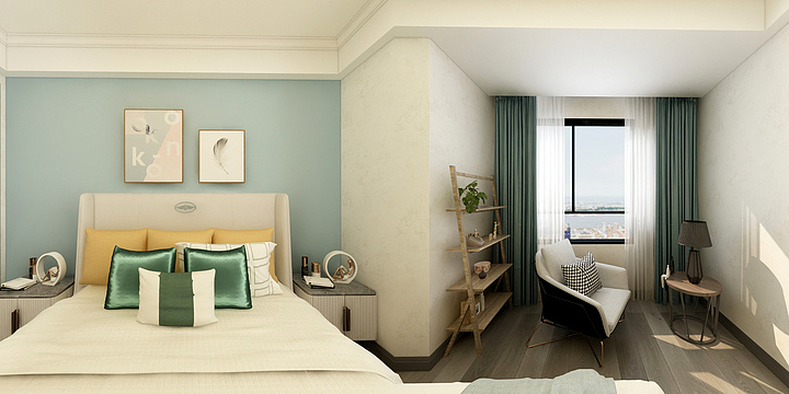 共剪西窗smile-常发嘉园 -邹总效果  96平方-装修设计方案