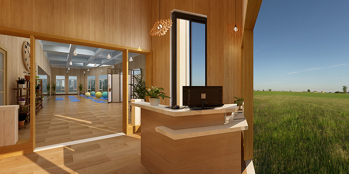 中大设计室-瑜伽室-装修设计方案