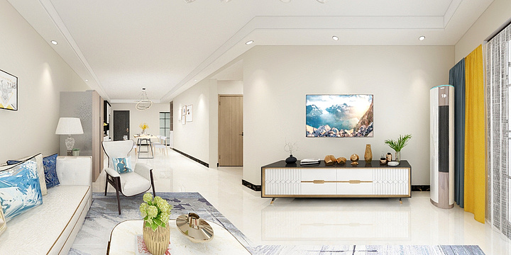 创艺梦之岛店设计师-机关事务局3-2-1201 陈华-装修设计方案