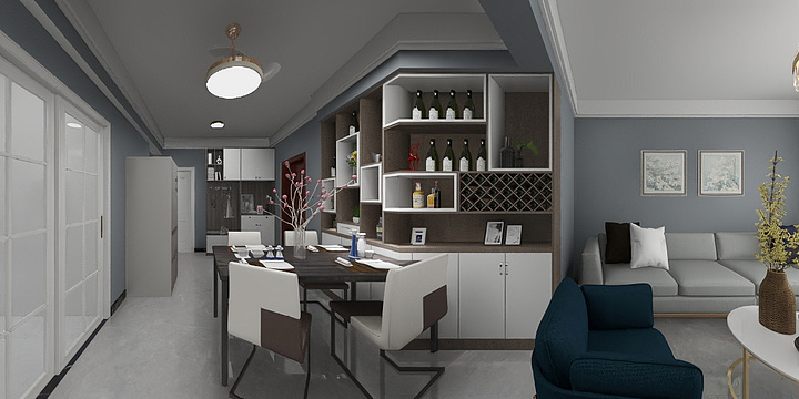 北海筑居装饰-和瑞花园1-401-装修设计方案