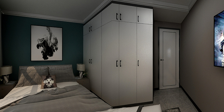 ゛阳城墨白ぅ.-幸福里2号楼中户-装修设计方案