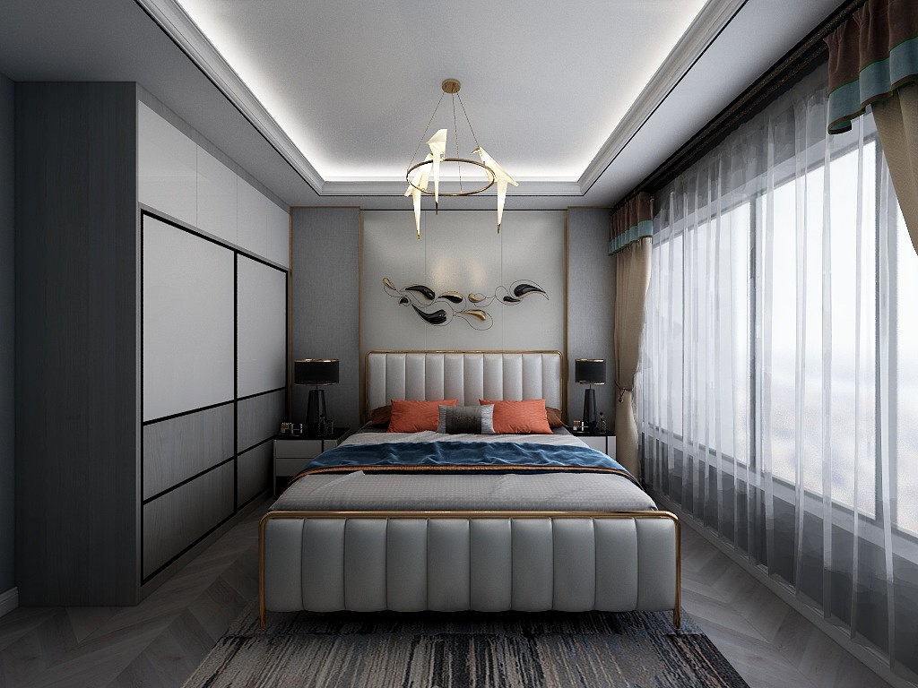 陈梦叶-公园御府C户型122㎡三室两厅-装修设计方案