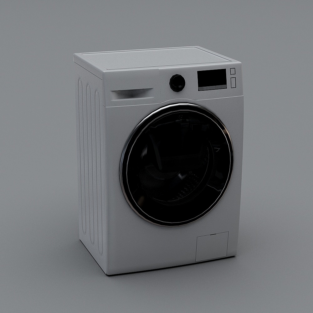 北欧-洗衣机-13D模型