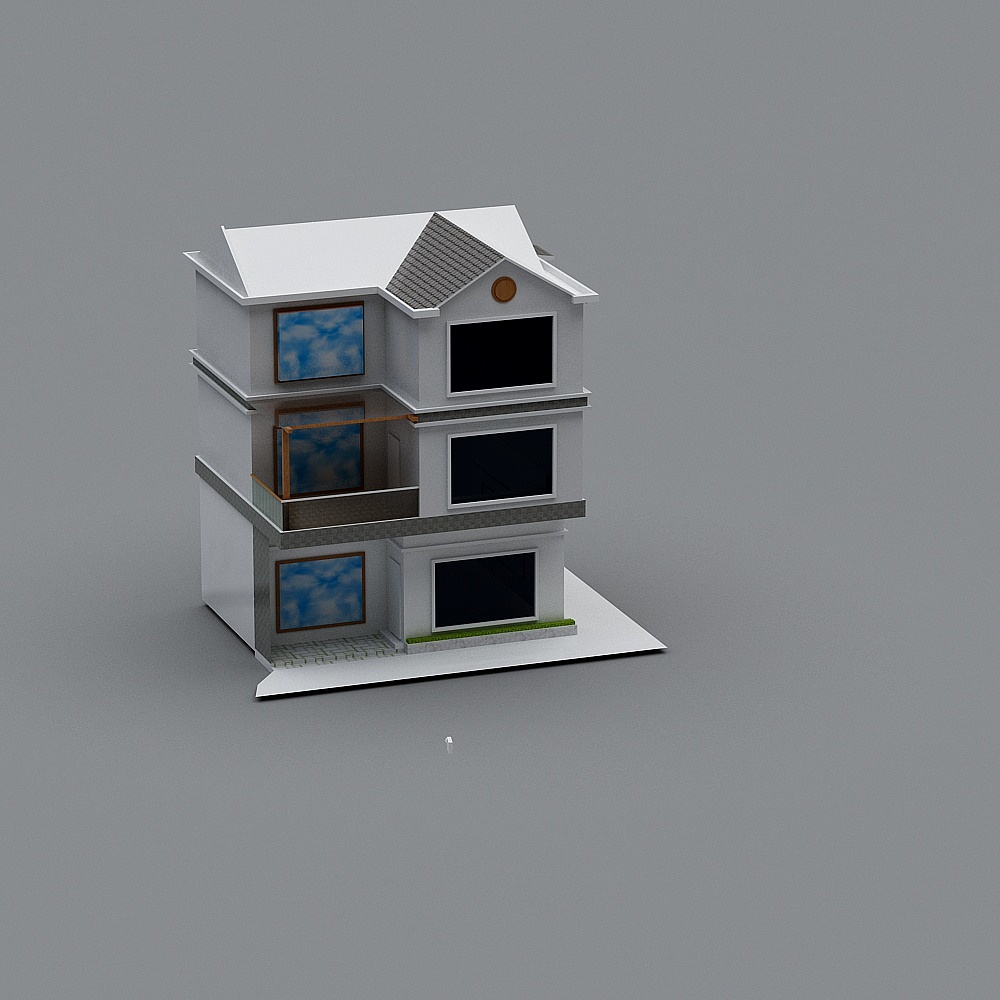 3dmax别墅建模步骤简单图片