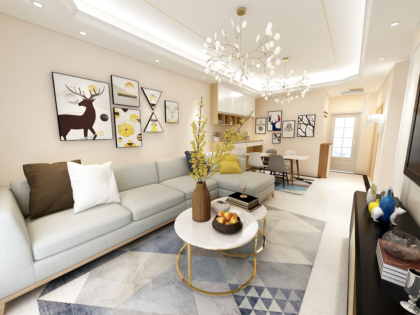 番茄蛋炒饭加点葱-德信海德公园83.00㎡A2’3室2厅1卫1厨-装修设计方案