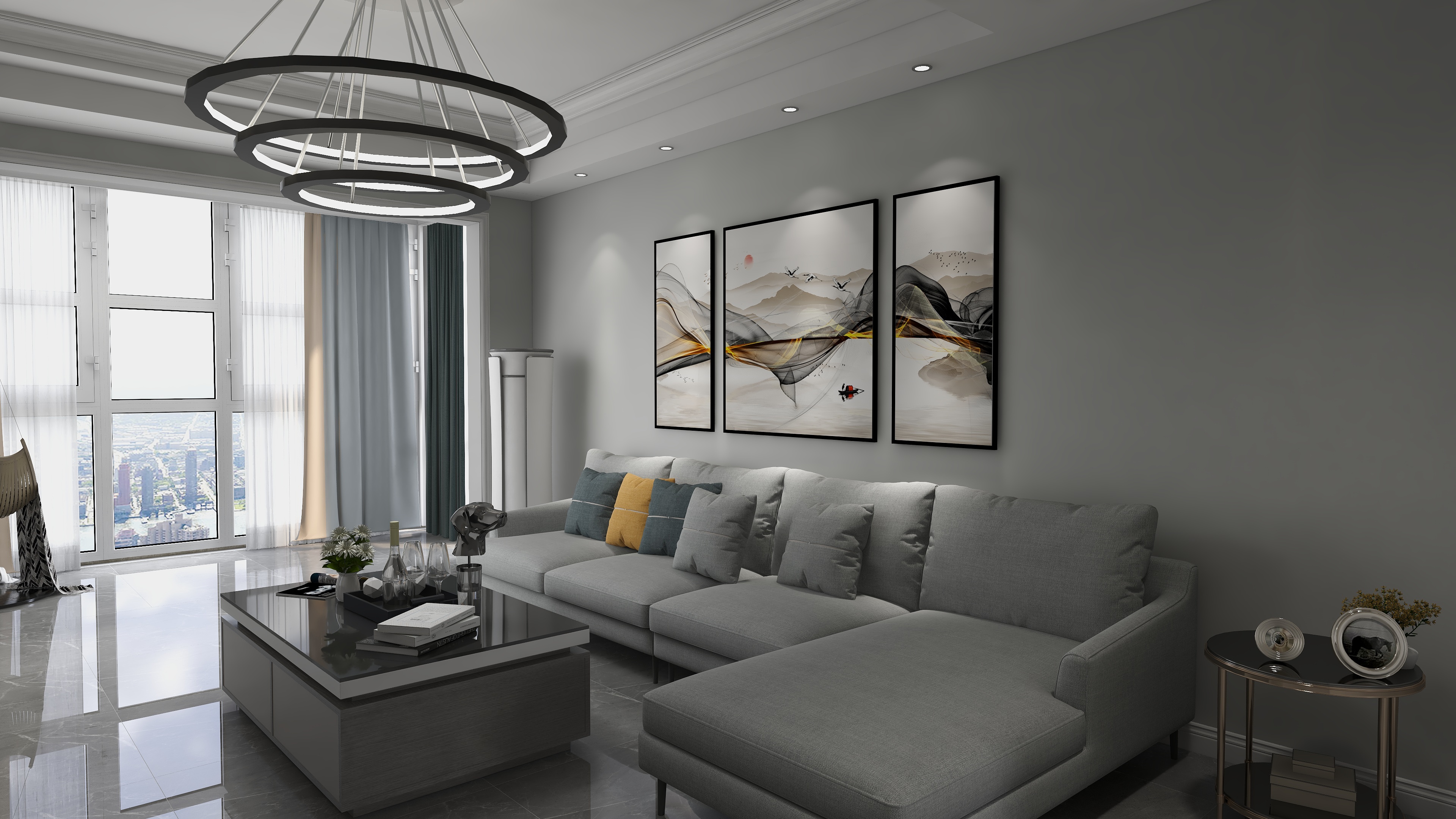 红柿子装修-山水4栋0315楼现代简约-装修设计方案