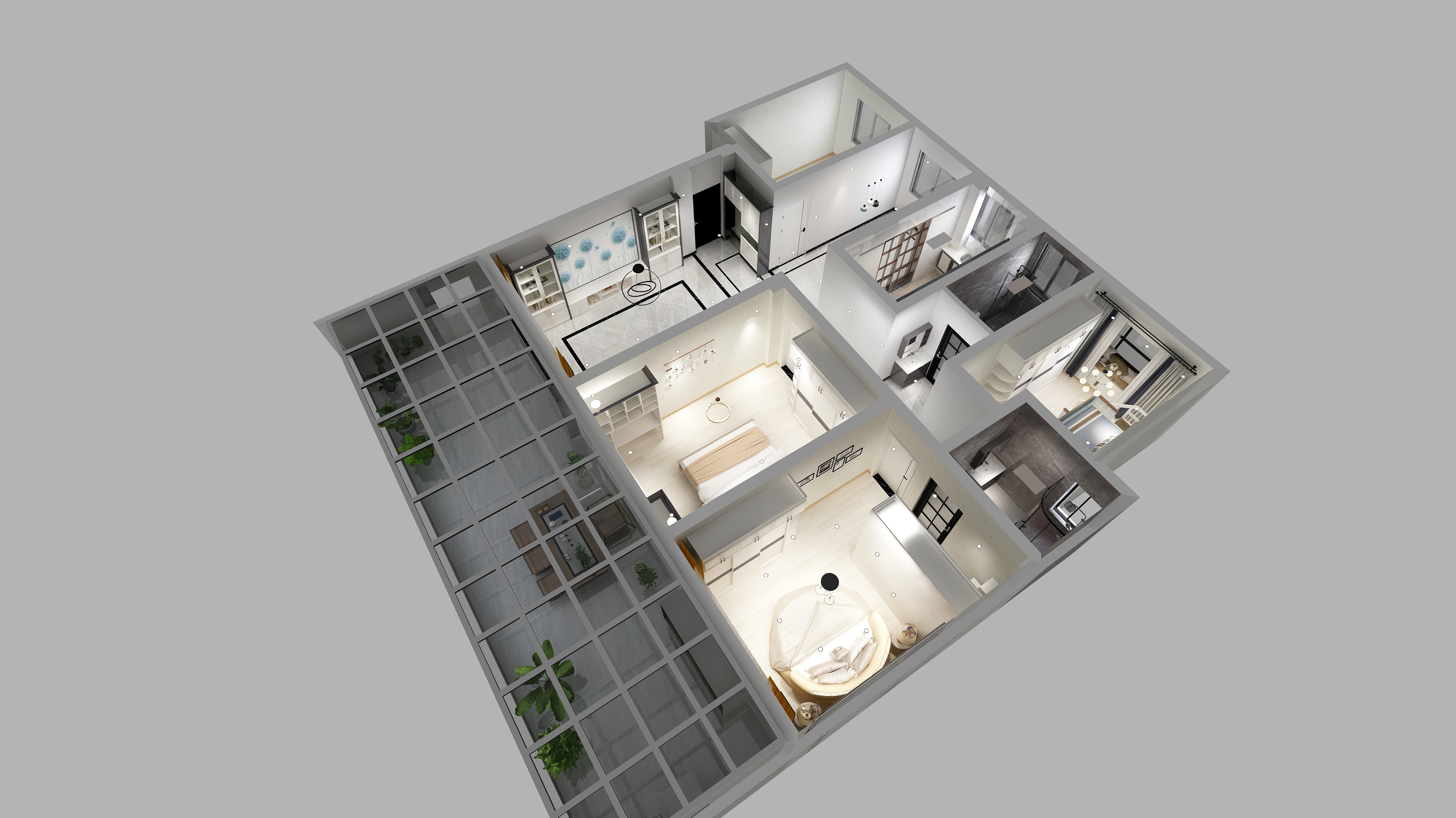 维西三千iXVW-行政小区C栋302-装修设计方案