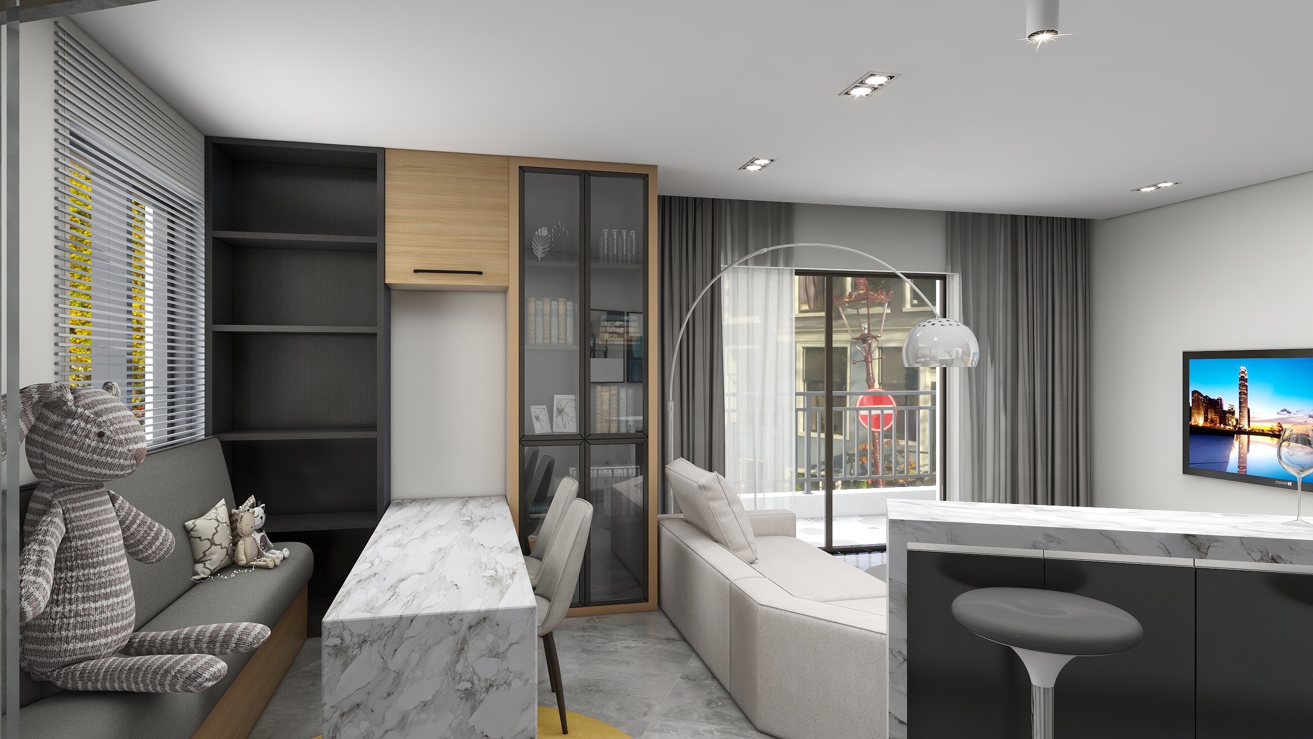 酱人jchG-异形空间方案2-装修设计方案