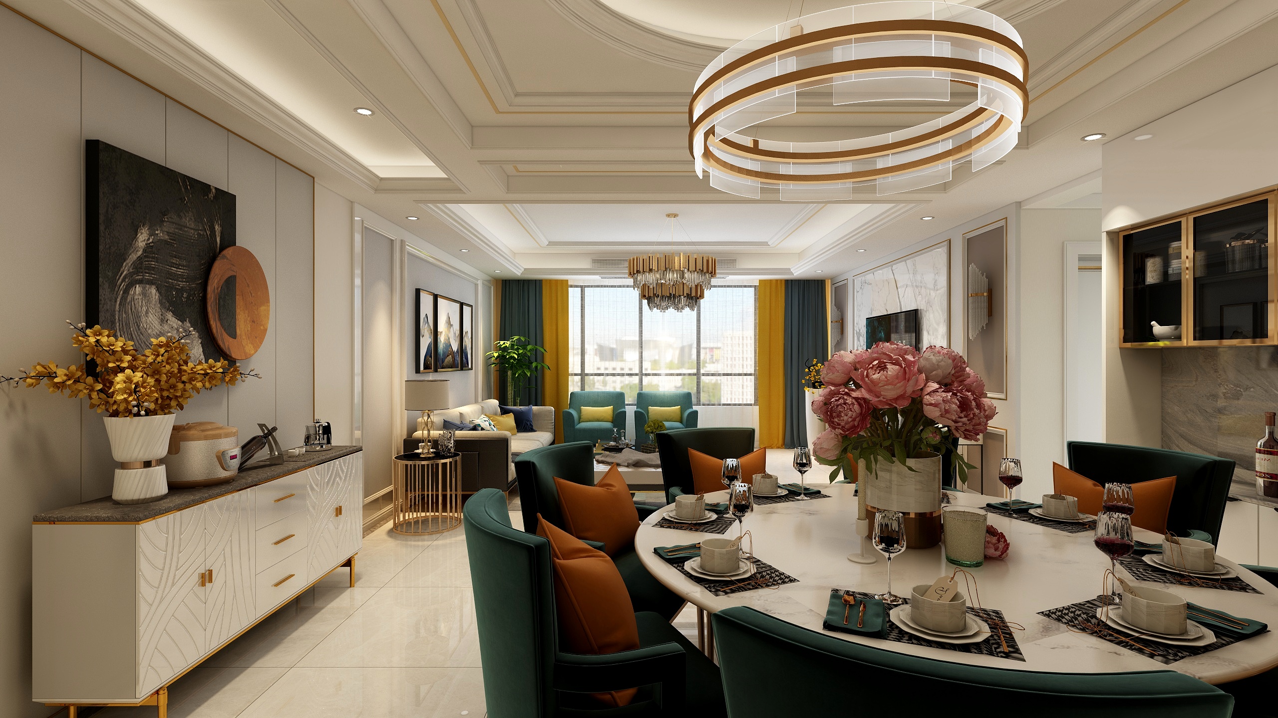 德居装饰唐小钦-七彩春天7-15-9周女士简欧风格-装修设计方案