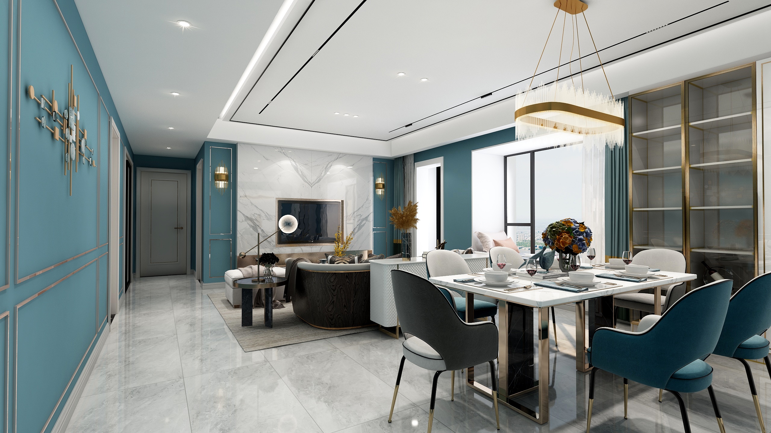 张光杰设计-现代轻奢风格—华润二十四城柒公馆-装修设计方案