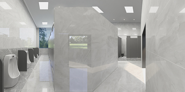 鹊舞朝阳-笃行楼卫生间-装修设计方案