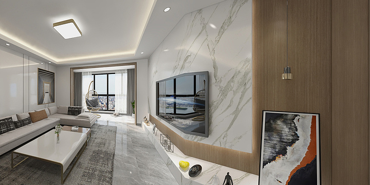 素凡设计-书香一号-装修设计方案