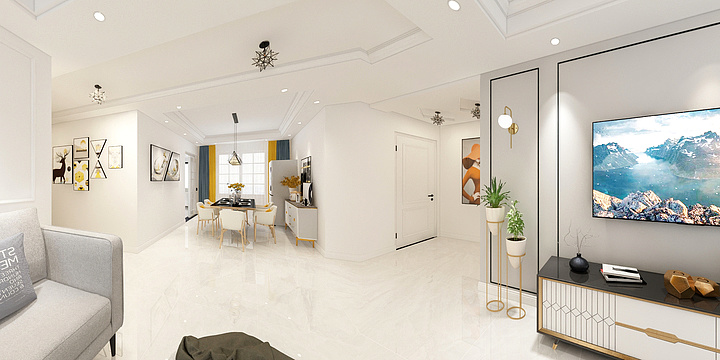 徽之家装饰-华源翠湖湾10#203-装修设计方案