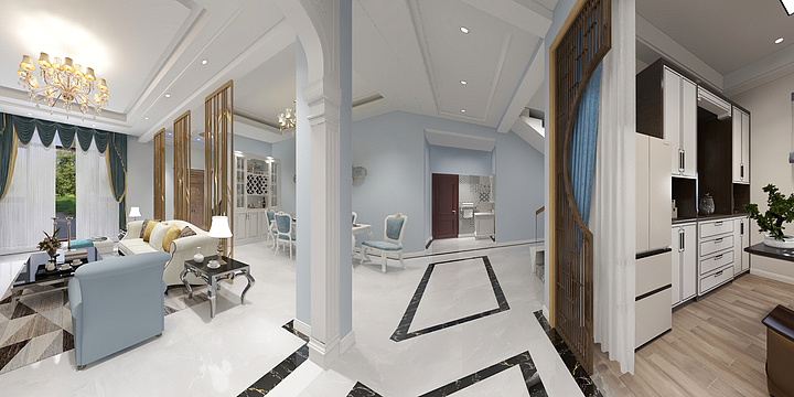 Vicky626-二层北欧小清新-装修设计方案