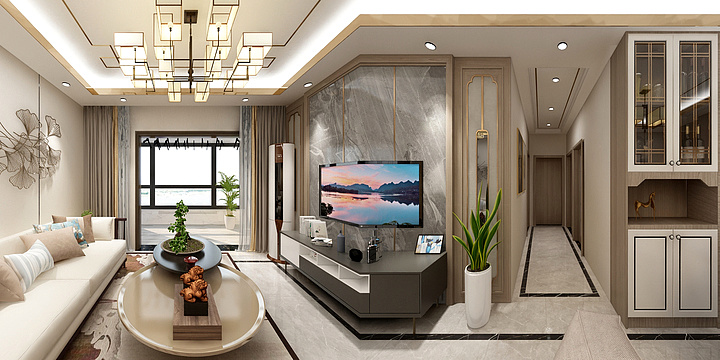 设计师郭伟林-华润幸福里三期-117-装修设计方案