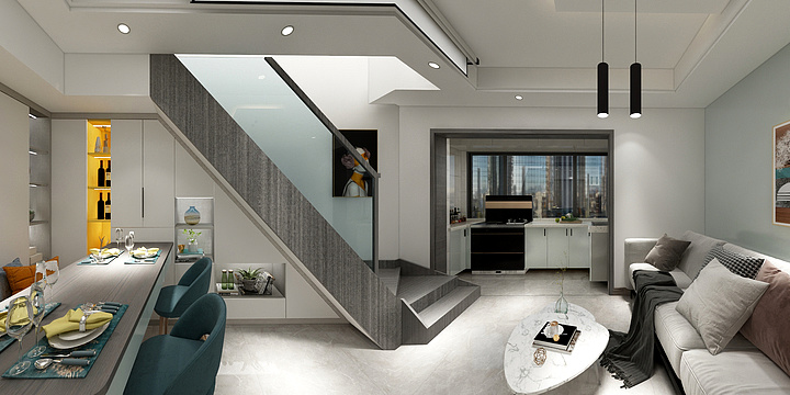 闹闹设计-曲江澜山-装修设计方案