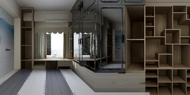 小邢设计图-新星花园小区罗总家-装修设计方案