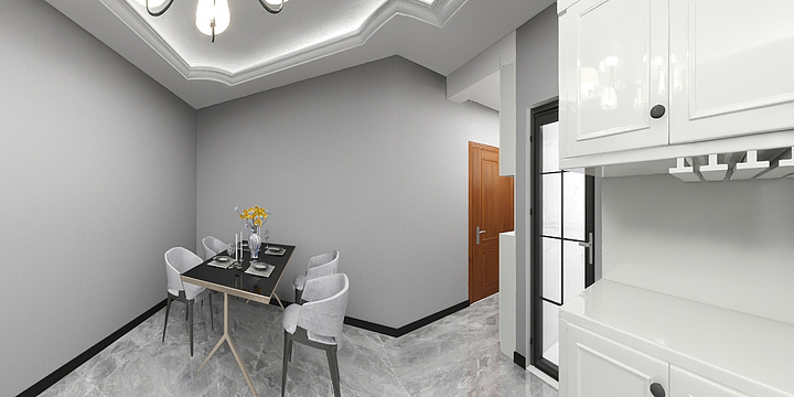 红四设计师刘鑫-惠民佳苑9#3-303-装修设计方案