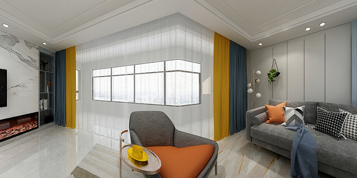 柒柒软装方案设计-鹭岛荣府杨先生-装修设计方案