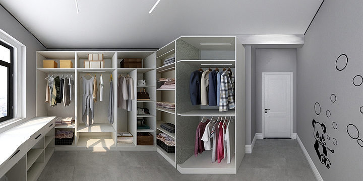 居艺家-南郡天下衣帽间-装修设计方案