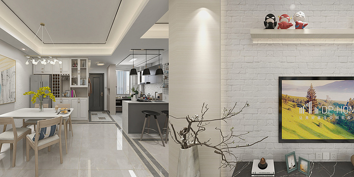 吴亮人在旅途-德信海德公园83.00㎡A2’3室2厅1卫1厨-装修设计方案