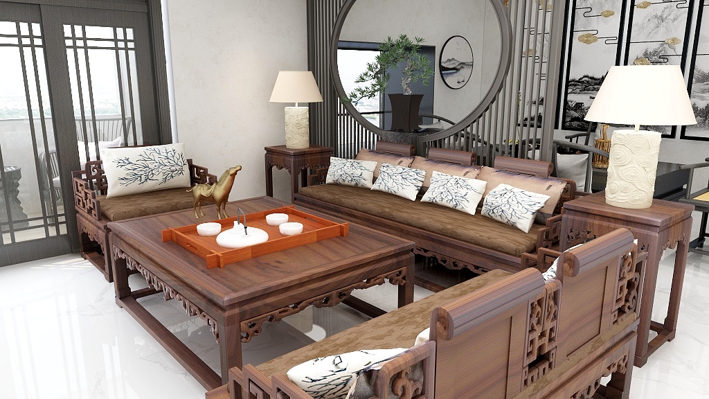 十一-中式房-装修设计方案