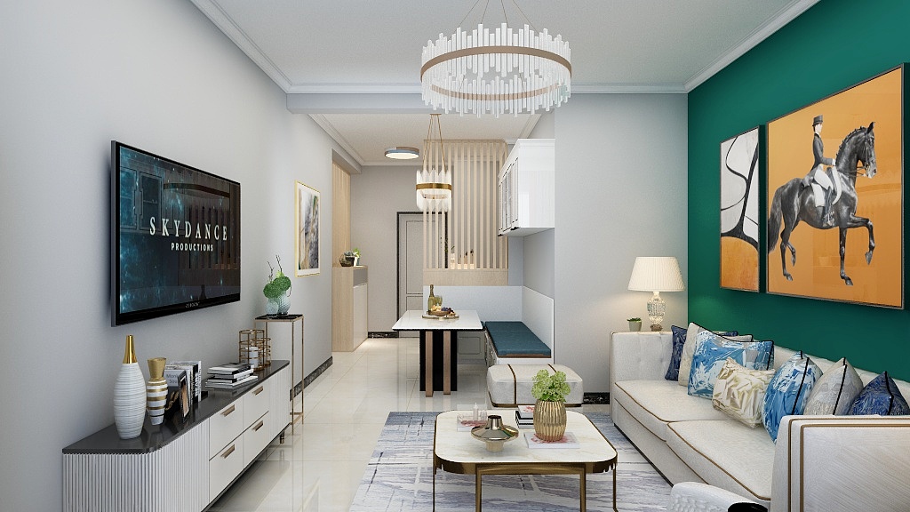 设计师丨贾-城建琨庭北区3-1-302-装修设计方案