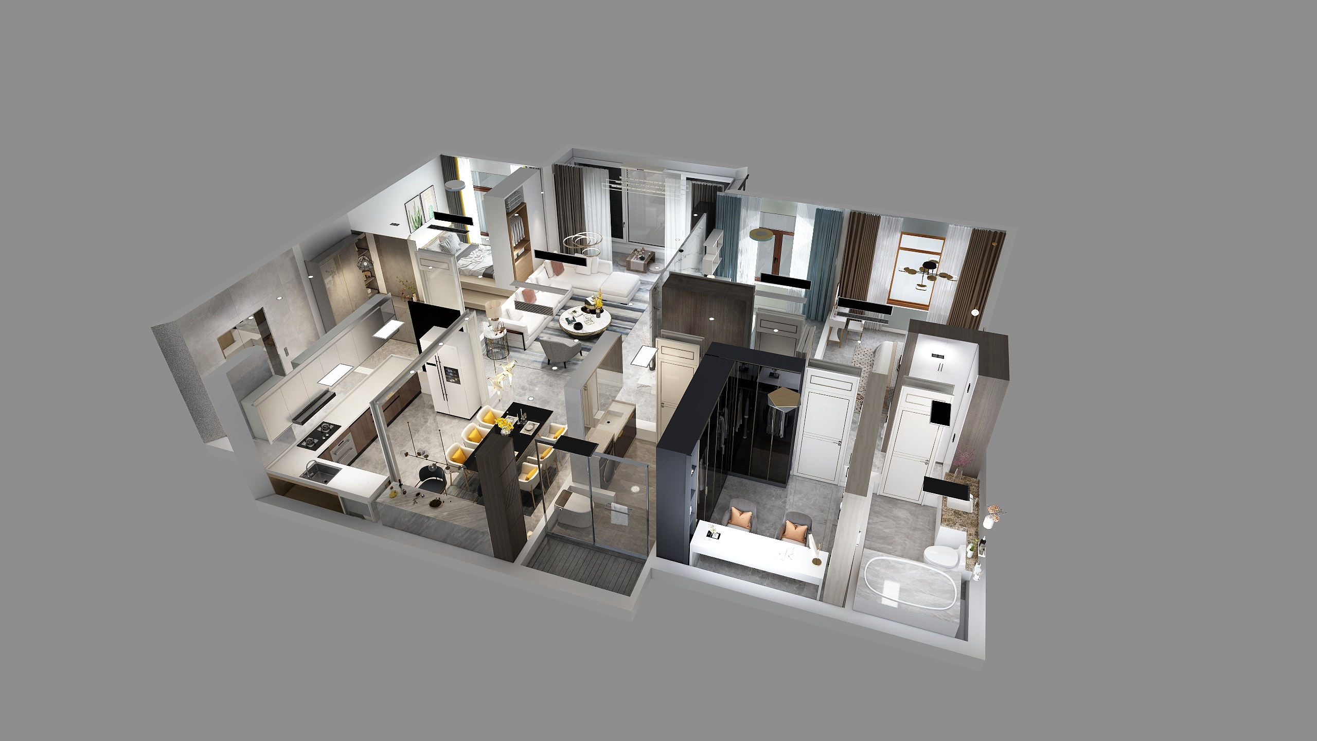 TX空间设计-二月花-装修设计方案