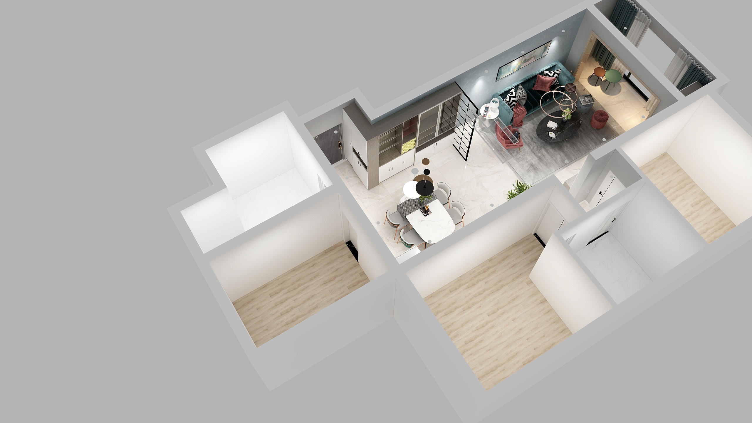 居艺装饰.-新成家园1-6-5-装修设计方案