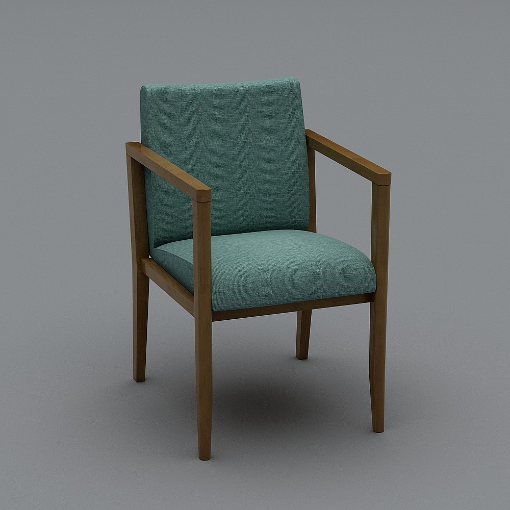 H01CH001-ZH001-玛威本餐椅3D模型
