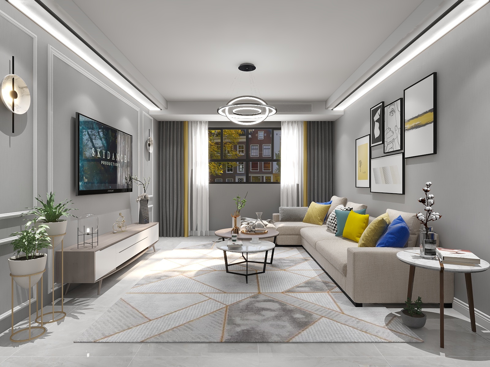 小王和他自己~-东方名都（2）-装修设计方案