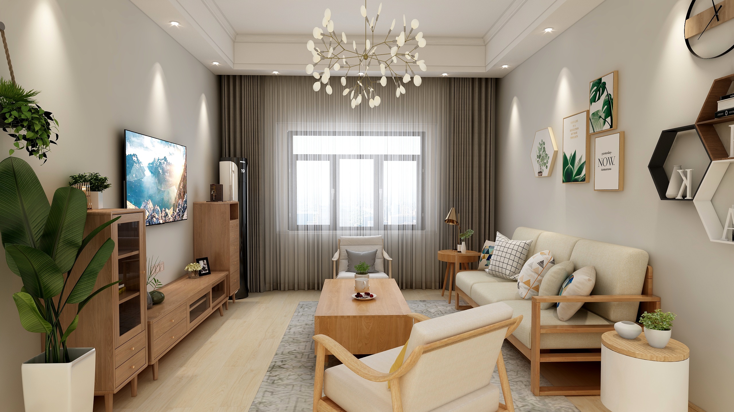 白泉KJL-原木清风装修效果图