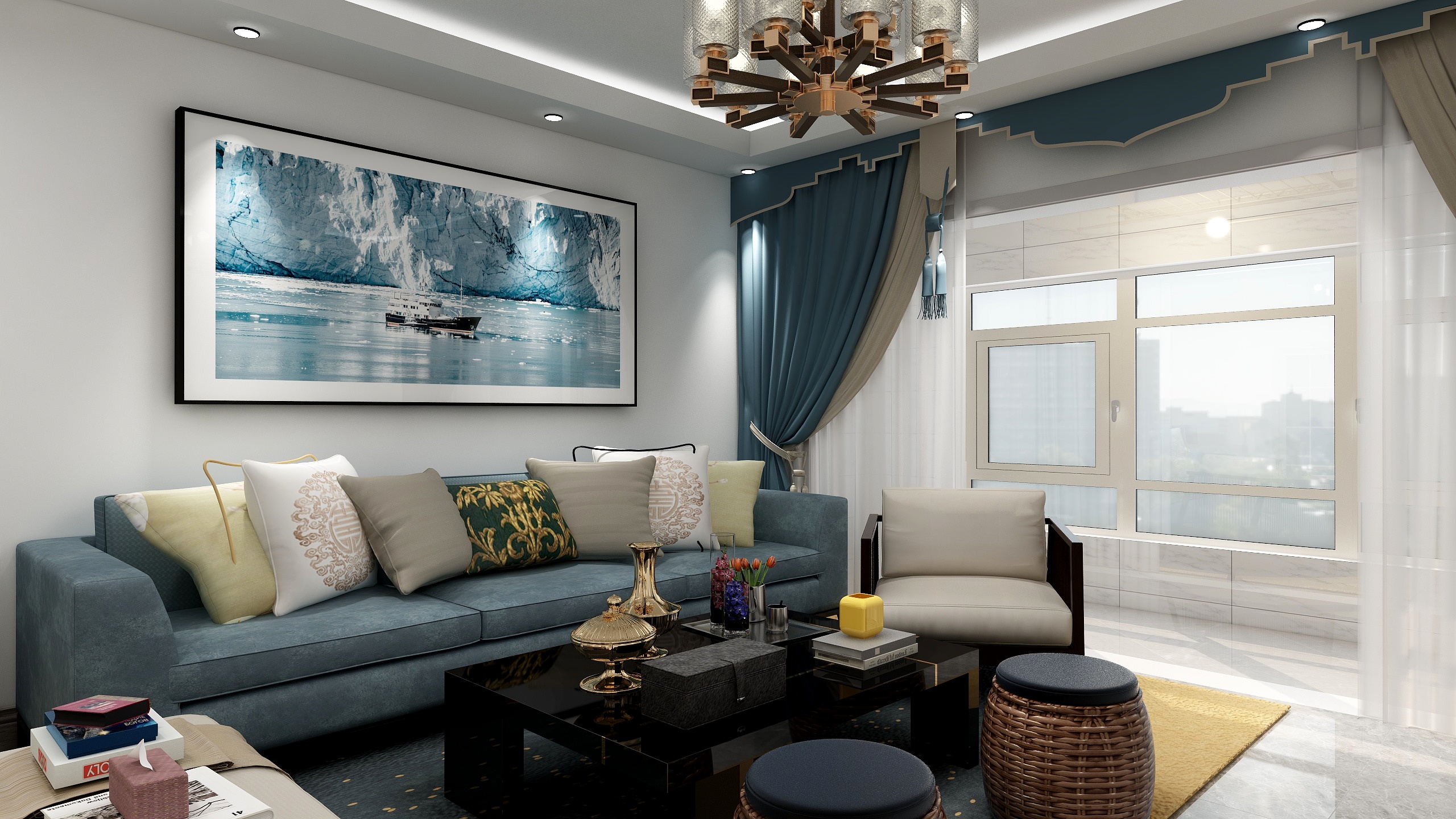 A设计师崔峰-蔚来公馆129平袁哥-装修设计方案