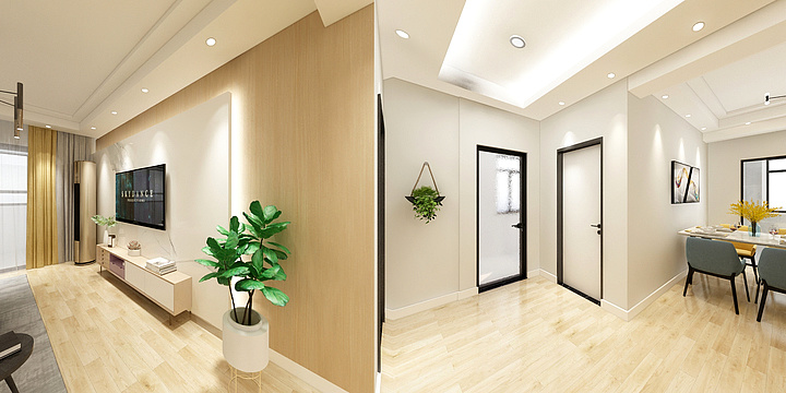 简兮A-世纪锦园5栋1402-装修设计方案