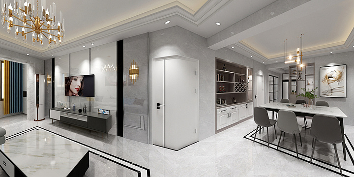 室内设计甘昌奇-湘江花园  陈总-装修设计方案