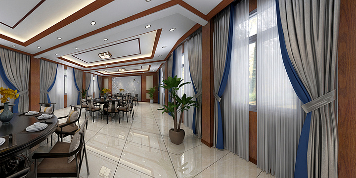点点光-大普安煤矿餐厅-装修设计方案