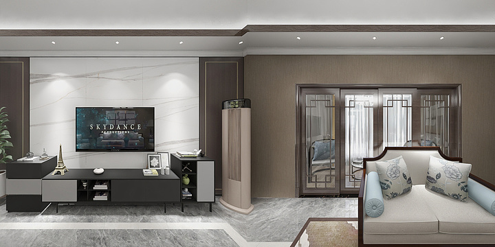 牧楊人-绿洲家园20-701-装修设计方案