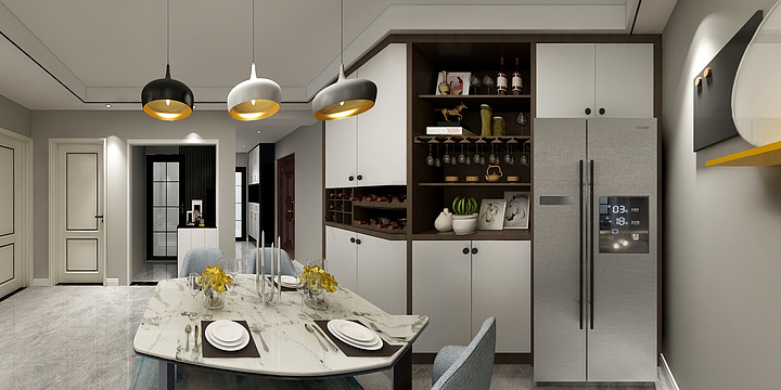 HZsilence-吉源美郡国际城-装修设计方案