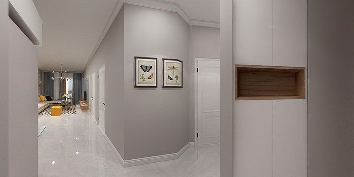 半岛FBY设计-南向二居-装修设计方案