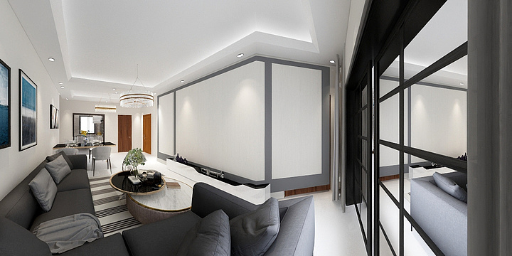 智美家生活美学馆-银亿朗境107-装修设计方案